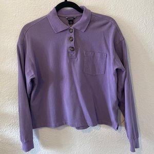 Cute Monki purple shirt